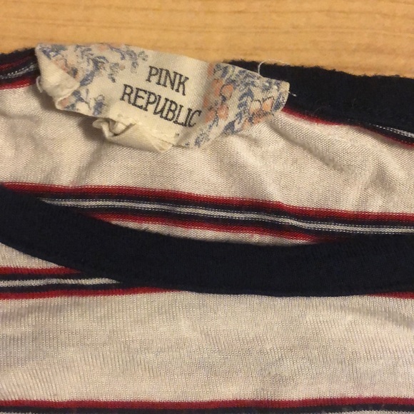 tshirt, red white and blue stripes - Picture 2 of 2